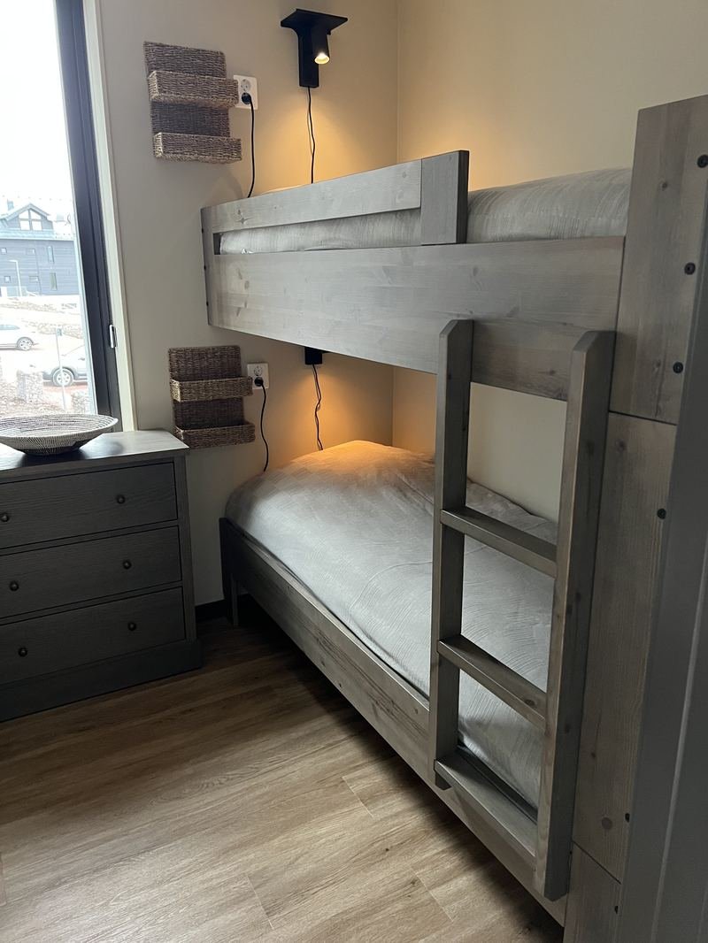 Master bedroom with stag artwork